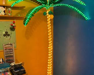 Lighted Palm Tree