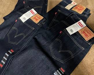 Several Brand New Levi Jeans