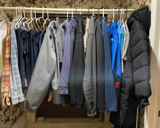 Men’s New Coat with tags, jackets and Jeans