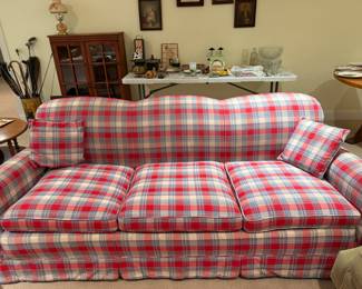 And a plaid one…sofa, so-good