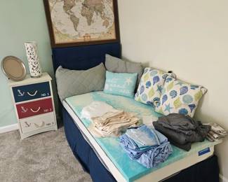 Twin Bed with vanity