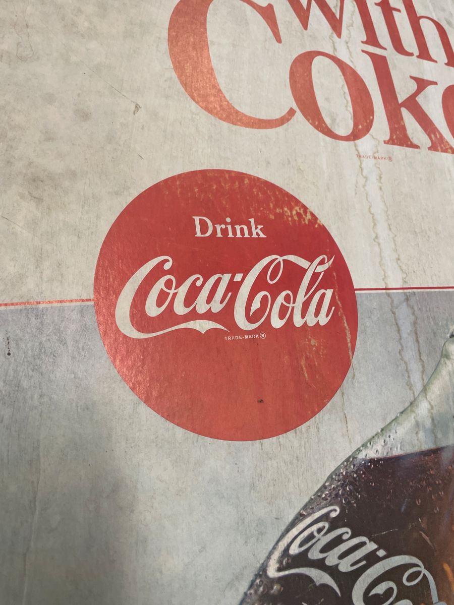 Rare vintage Coca-Cola advertisement