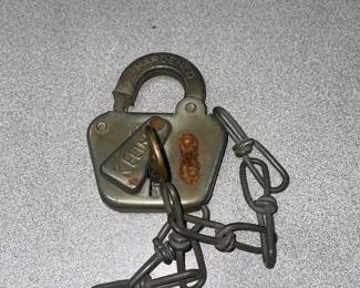 Several railroad locks