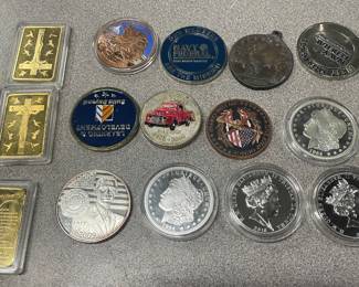 Collection of challenge coins