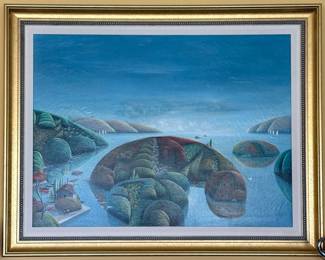 Murat St. Vil Haitian Landscape Haitian Artwork