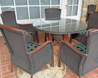 Five-piece outdoor dining set