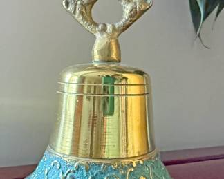 Decorative Brass Hand Bell 
