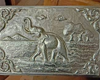Siam Sterling Silver Elephant Box