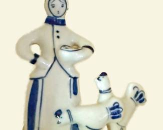 Gzhel porcelain figurine