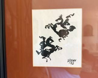 "Tauromaquia" (bullfighting) Oswaldo Viteri Artwork