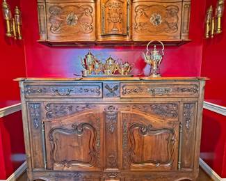 French Provincial XV-style “buffet a glissant” Sideboard