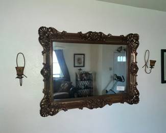 ORNATE WALL MIRROR