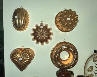 COPPER JELLO MOLDS