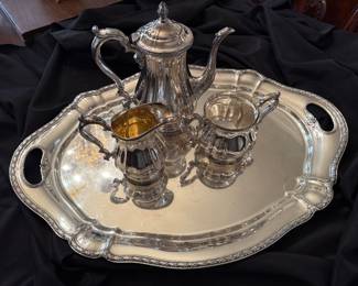 Silver plate Tea Set