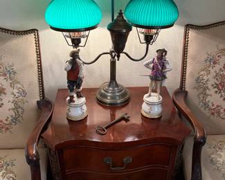 Nightstand, Lamp
