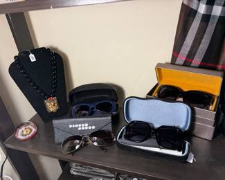 Designer Sunglasses; Gucci, Ferragamo, Bvlgari, LV/Tinted Jawns