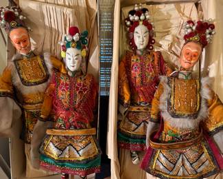 Vintage Chinese opera dolls/puppets