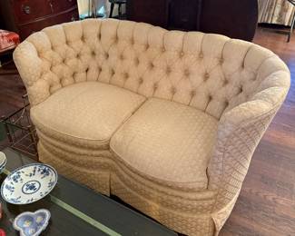 Curved Loveseat
