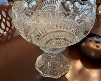 Crystal Punch Bowl Set