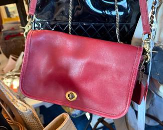 Vintage Red Coach Purse