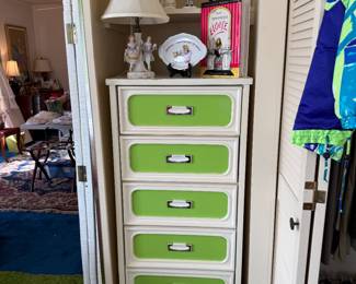 Tall Chest, Lamp, Decor