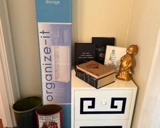 Cabinet, File Cabinet, Trashcans