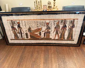 Egyptian Papyrus paper Framed Art
