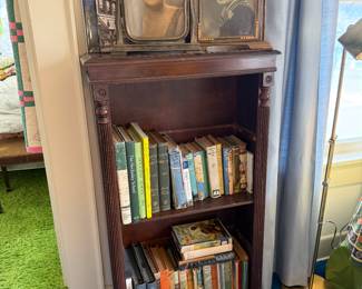 Books, Bookcase, Frames