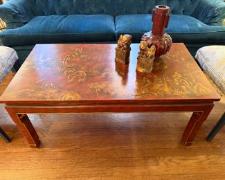Asian Wood Coffee Table