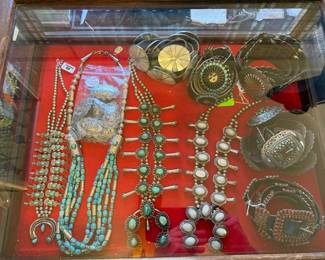 Native American Necklaces, Squashes and Belts