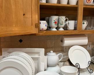 Dansk White dinnerware