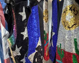 Fun sparkle vests