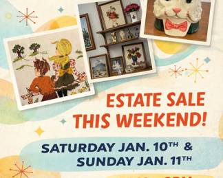 Ridgecrest Estate Sale this weekend!