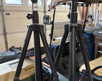 Two PA Speaker Stands