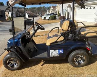 72 Volt Cushman Heavy Duty Gold Cart