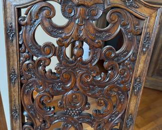 Back of kilim chairs 