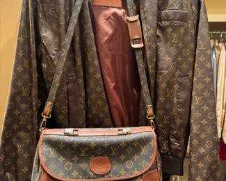 Louis V vintage unisex bomber jacket