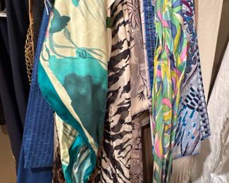 Silk scarves