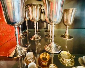 Silver goblets