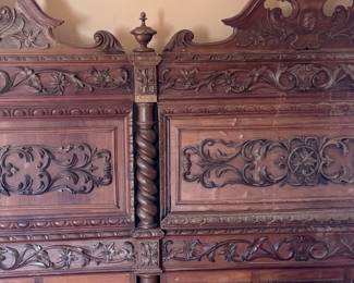 Ralph Lauren comforter set gorgeous king headboard 