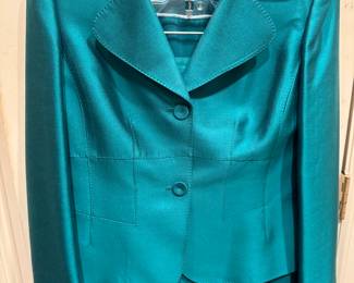 Albert Nipon silk suit 