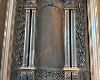 Top of fireplace surround just 1 of 2 panels 