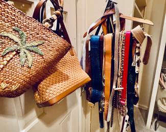 Vintage designer belts