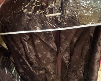 Chocolate velvet jacket Banana Republic