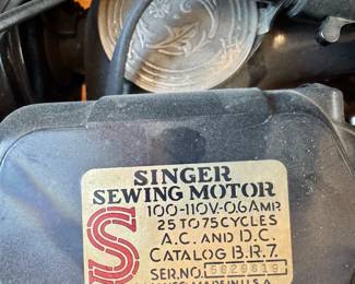 Singer sewing machine Circa 1880?