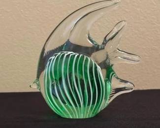 Vintage Murano Art Glass Hand Blown Fish
