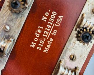 Vintage Silvertone or Harmony guitar (detail)...