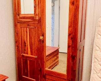 Vintage cedar wardrobe...