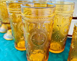 Vintage '70's American Concord glassware by Brockway Glass, assorted sizes...