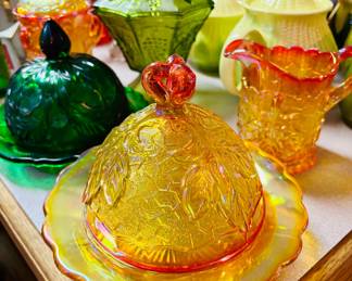 Vintage Mosser butter dish...